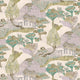 Pagoda Green Rima Wallpaper by Tres Tintas