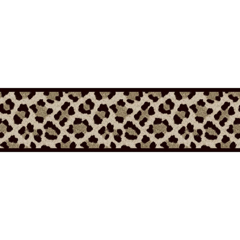 RIOC201861809 Ocelot Rio Border Wallpaper by Casadeco