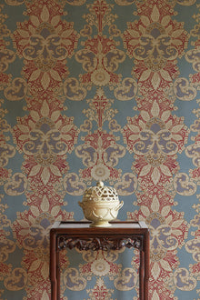 LW 208 399 Rococo Heraldic Wallpaper by Lewis & Wood
