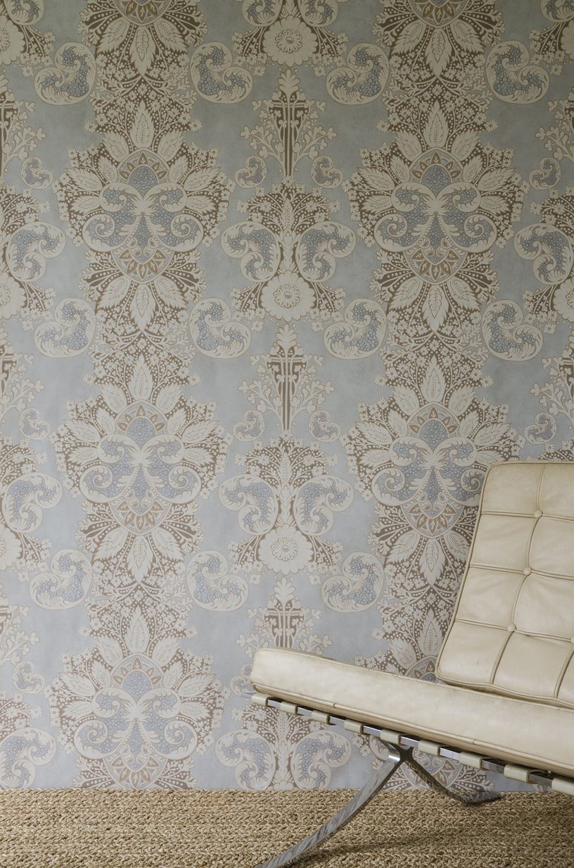 LW 208 302 Rococo Oasis Wallpaper by Lewis & Wood