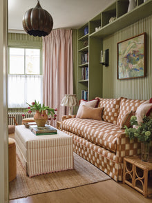 Arley Cajun Lowen Fabric by Romo in a room