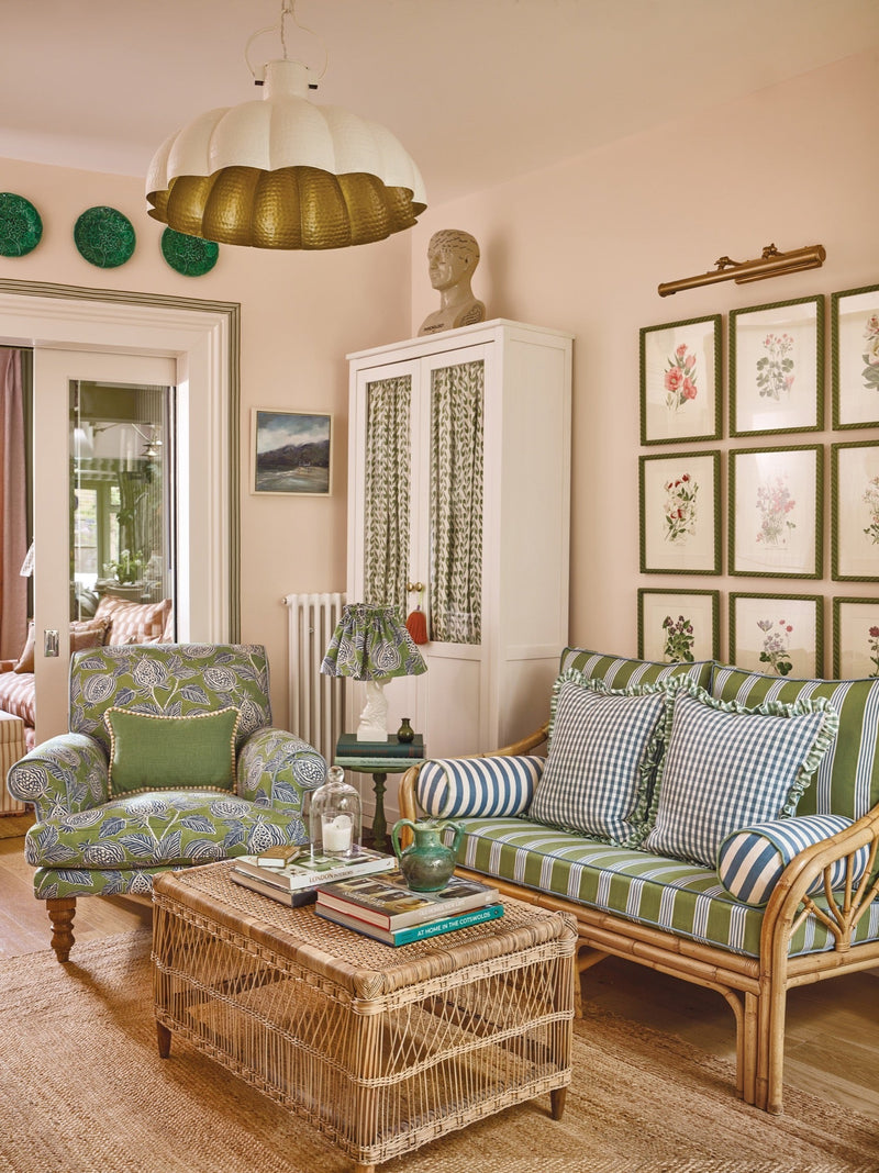 Alden Chia Averly Fabric by Romo in a room