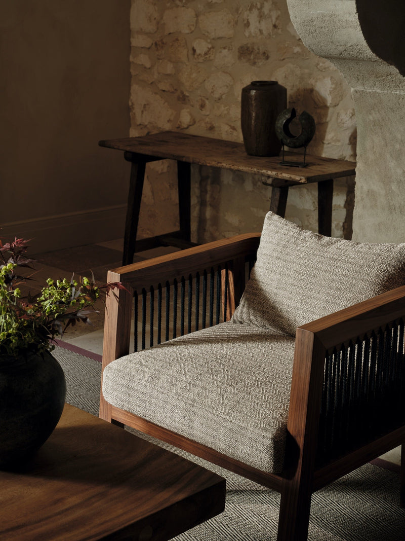Inka Granite Homespun Textures Fabric by Mark Alexander in a room