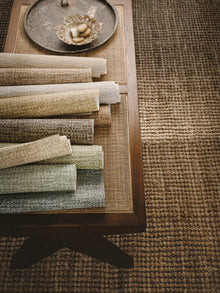 Tali Wallcovering Indium Otillo Wallcoverings Wallpaper by Romo in a room