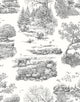 Eve Toile Noir Riches of Nature Wallpaper by Ohpopsi