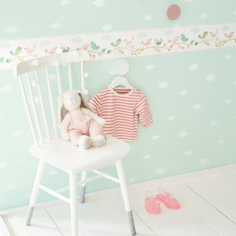 RONI29756549 Nuage Rose & Nino Wallpaper by Casadeco