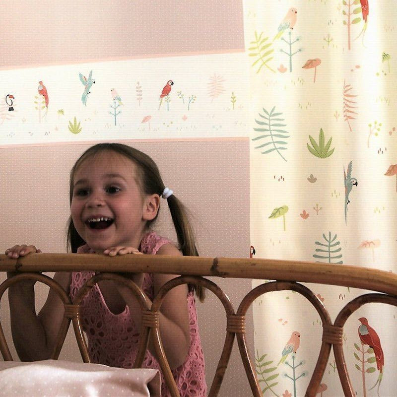 RONI29794286 Pois Rose & Nino Wallpaper by Casadeco