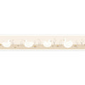 Léonie Border Beige Rose & Nino Wallpaper by Casadeco