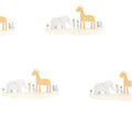 Marius & Candice Beige Rose & Nino Wallpaper by Casadeco