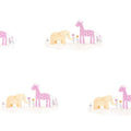 Marius & Candice Parme and Jaune Rose & Nino Wallpaper by Casadeco