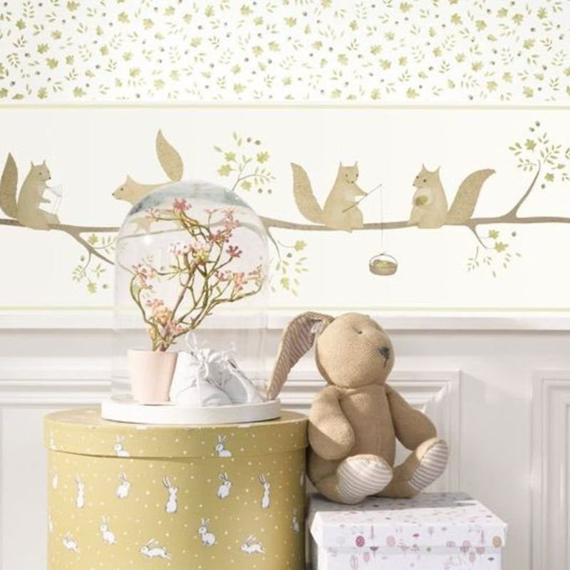 RONI85627119 Oscar Frise Rose & Nino Wallpaper by Casadeco