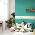 RONI85651644 Leon Frise Rose & Nino Wallpaper by Casadeco