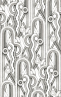 Caligrama Black Rúbrica Wallpaper by Tres Tintas