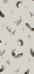 Verso Grey Rúbrica Wallpaper by Tres Tintas
