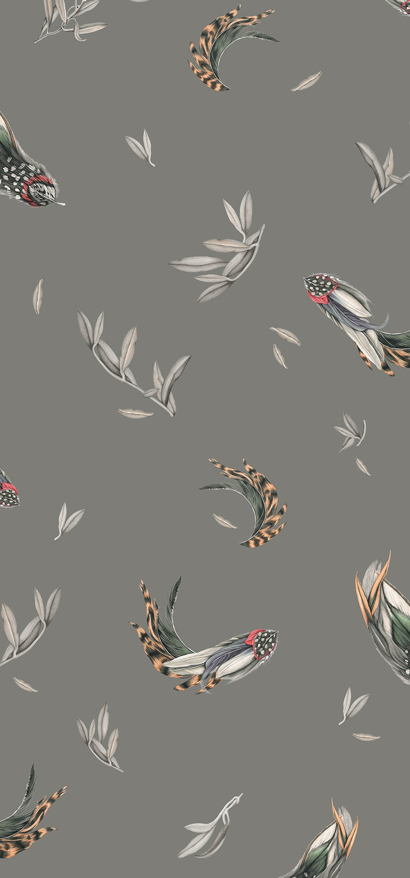 RU3402-2 Verso Grey Rúbrica Wallpaper by Tres Tintas