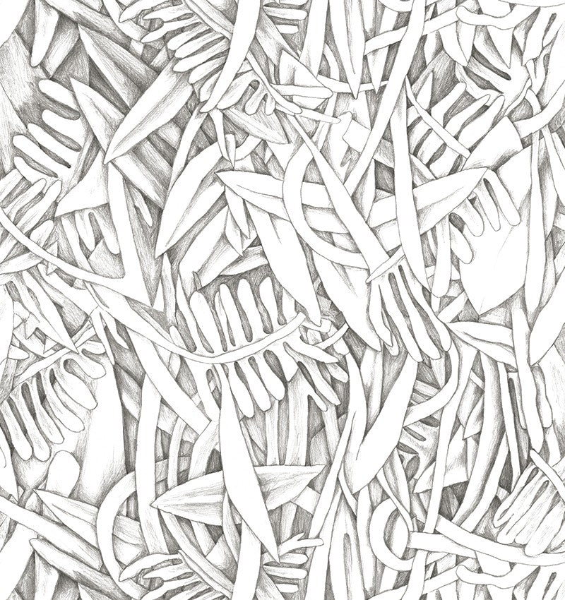 RU3405-4 Prosa Black Rúbrica Wallpaper by Tres Tintas
