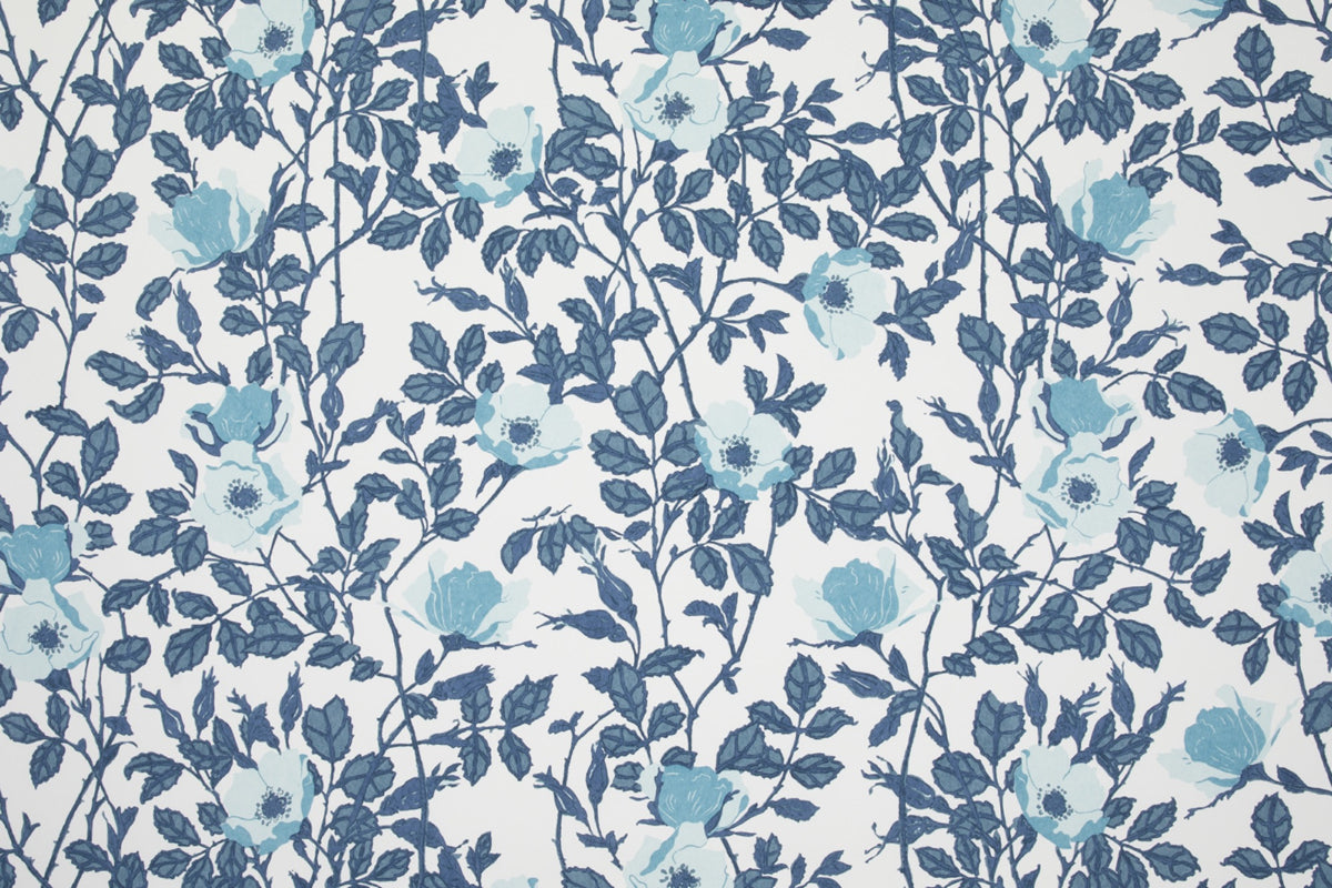 Richmond Cobalt Wallpaper by Christopher Farr Cloth