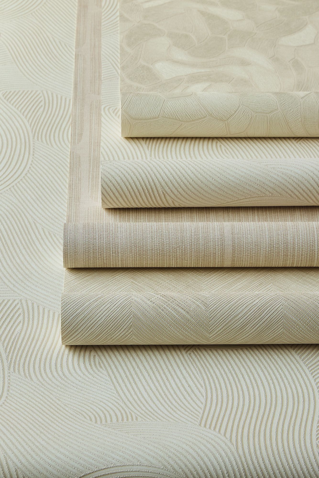 363210 Organic Stone Cream Wallpaper by Eijffinger