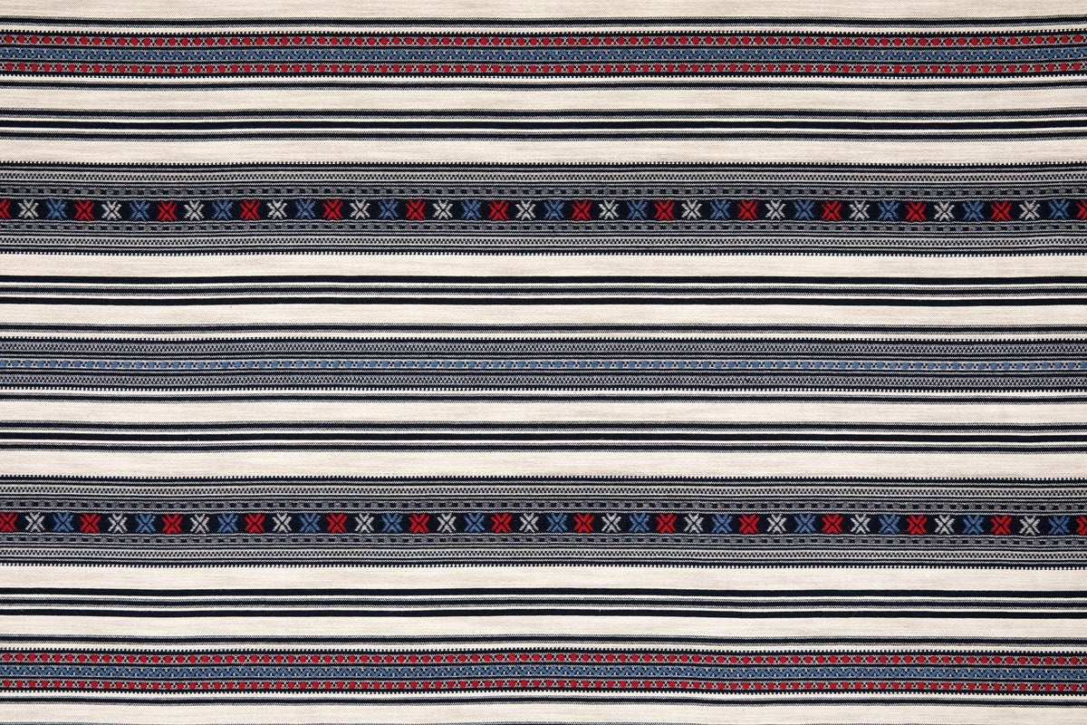 Romany Weave Indigo fabric by Christopher Farr Cloth