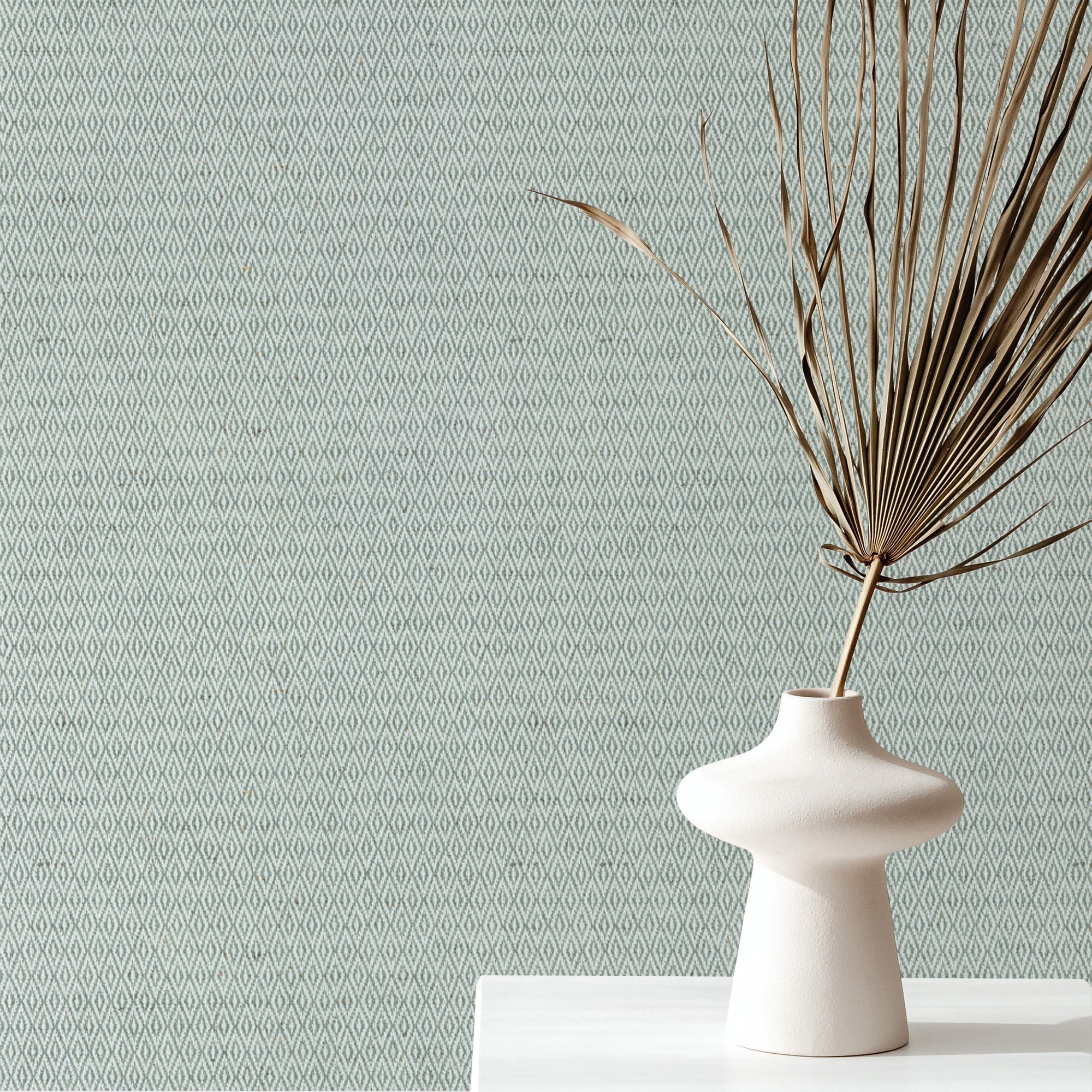 AG47015 Laurel Verde azulado Angèle Wallpaper by Tres Tintas
