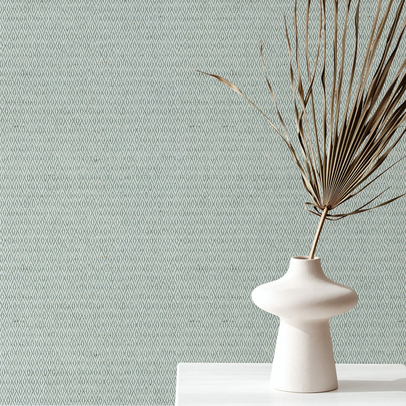 AG47015 Laurel Verde azulado Angèle Wallpaper by Tres Tintas