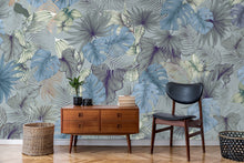 M3503-3 Tapioca Blue Gaia Mural by Tres Tintas