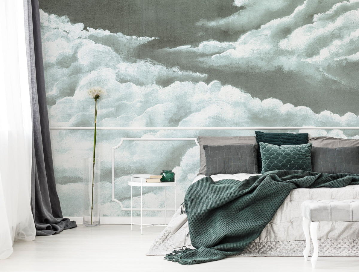 M3506-3 Alba Green Gaia Mural by Tres Tintas