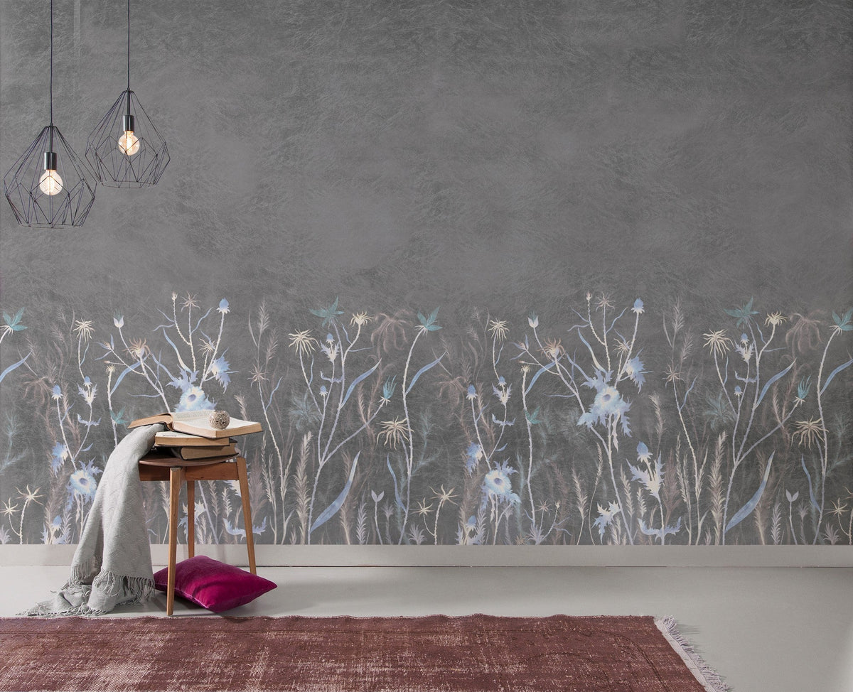 M3507-3 Bahaca Silver Gaia Mural by Tres Tintas