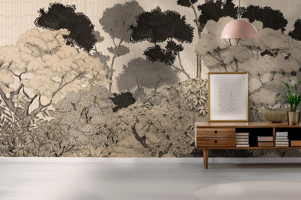 M3508-2 Kyoto Beige Gaia Mural by Tres Tintas