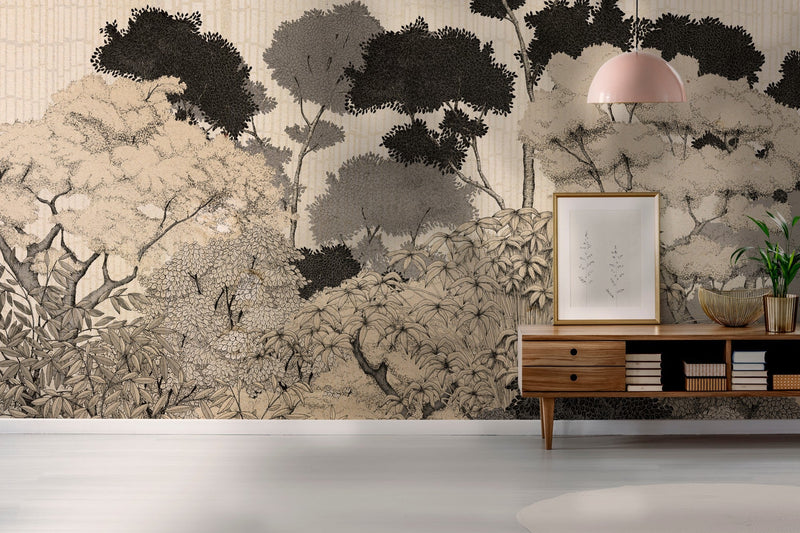 M3508-2 Kyoto Beige Gaia Mural by Tres Tintas
