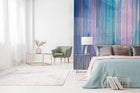 M3511-1 Geo Pink Gaia Mural by Tres Tintas