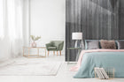 M3511-2 Geo Grey Gaia Mural by Tres Tintas