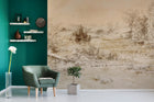 M3517-3 Brezo Blue Gaia Mural by Tres Tintas