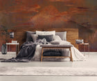 M3520-1 Etne Red Gaia Mural by Tres Tintas