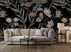 M3522-1 Foré Black Gaia Mural by Tres Tintas