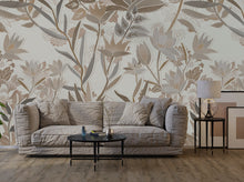 M3522-2 Foré Beige Gaia Mural by Tres Tintas