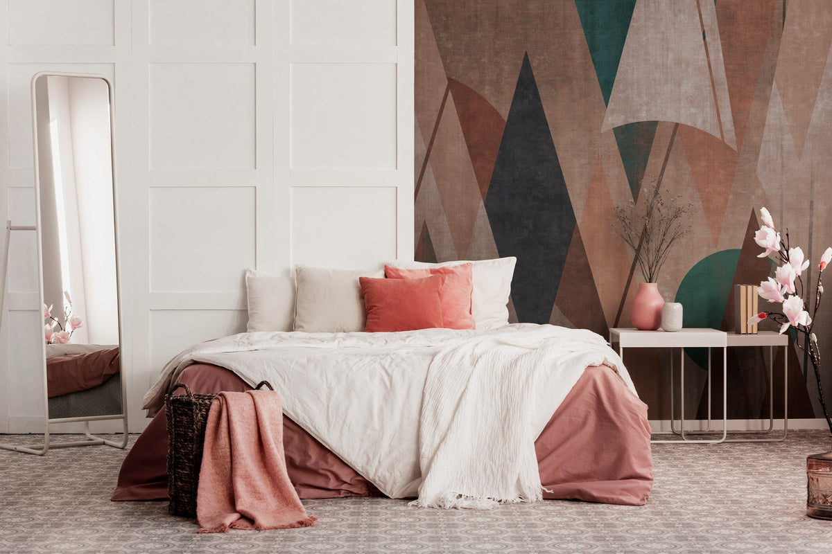 M3525-2 Urano Red Gaia Mural by Tres Tintas