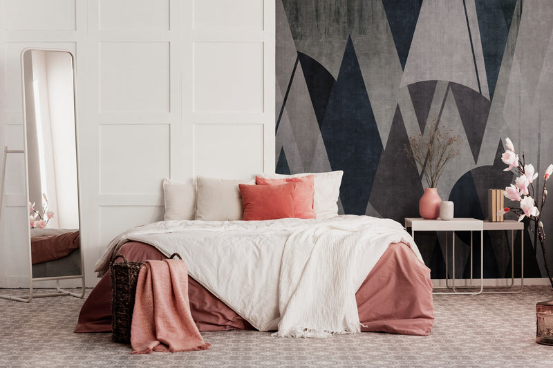 M3525-3 Urano Blue Gaia Mural by Tres Tintas