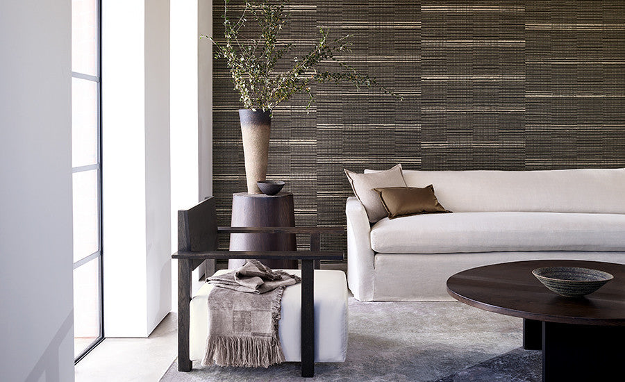 MW134/01 Root Collage II Jasper White Wallpaper by Mark Alexander