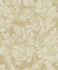 A68902 Rossetti Acanthus Leaves Gold Wallpaper by Grandeco
