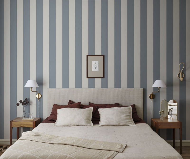 S10105 Indigo Blue Magnus Mons Klint Wallpaper by Sandberg
