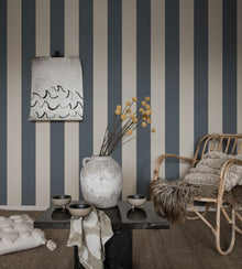 S10105 Indigo Blue Magnus Mons Klint Wallpaper by Sandberg
