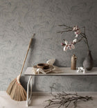 S10108 Anna Jordnara Misty Blue Wallpaper By Sandberg