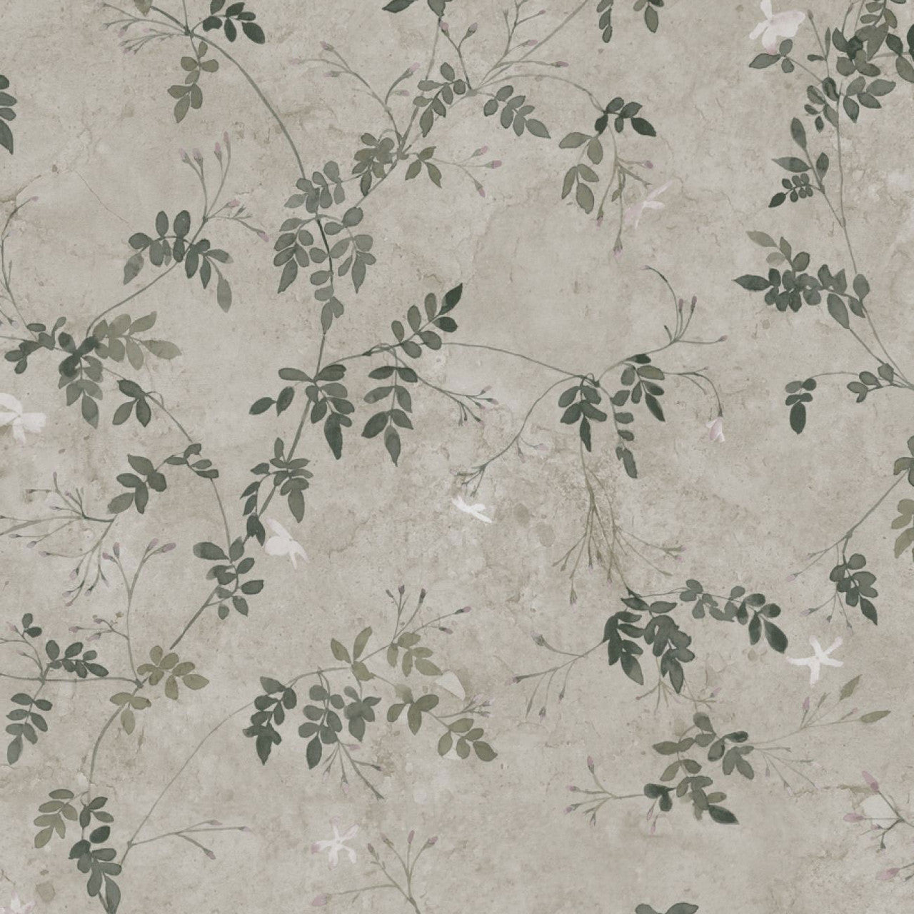 S10112 Irene Jordnara Olive Green Wallpaper By Sandberg