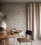 S10112 Irene Jordnara Olive Green Wallpaper By Sandberg