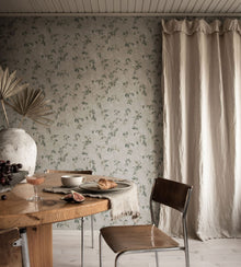 S10112 Irene Jordnara Olive Green Wallpaper By Sandberg