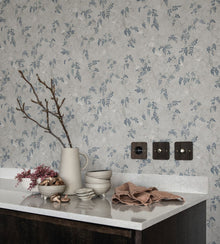 S10113 Irene Jordnara Indigo Blue Wallpaper By Sandberg