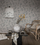 S10113 Irene Jordnara Indigo Blue Wallpaper By Sandberg