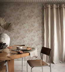 S10114 Jon Jordnara Burgundy Wallpaper By Sandberg