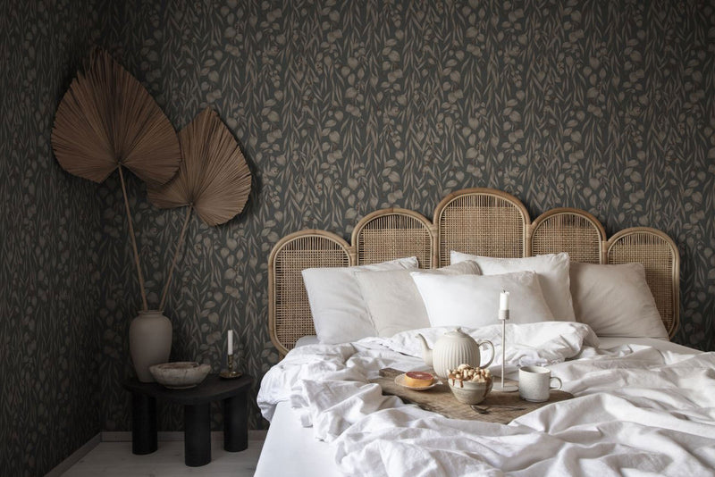 S10117 Sara Jordnara Indigo Blue Wallpaper By Sandberg